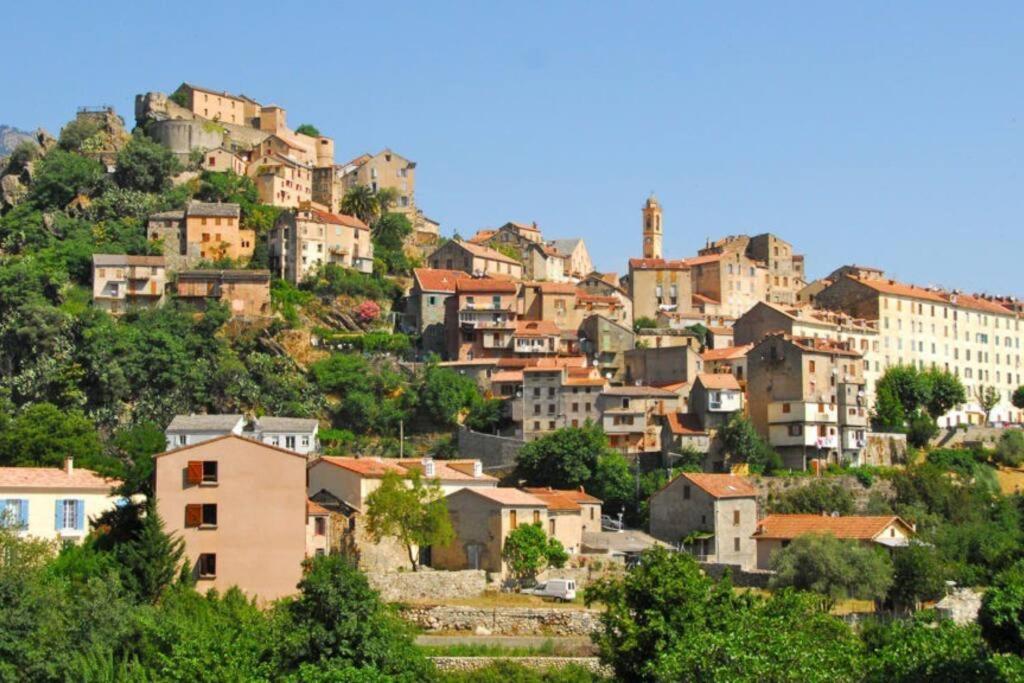 Corte Magnifique T2 45M2 Neuf 5 Personnes Place St Marcel Hyper Centre Wifi Lave Linge Tv Corte (Corsica) Exterior foto